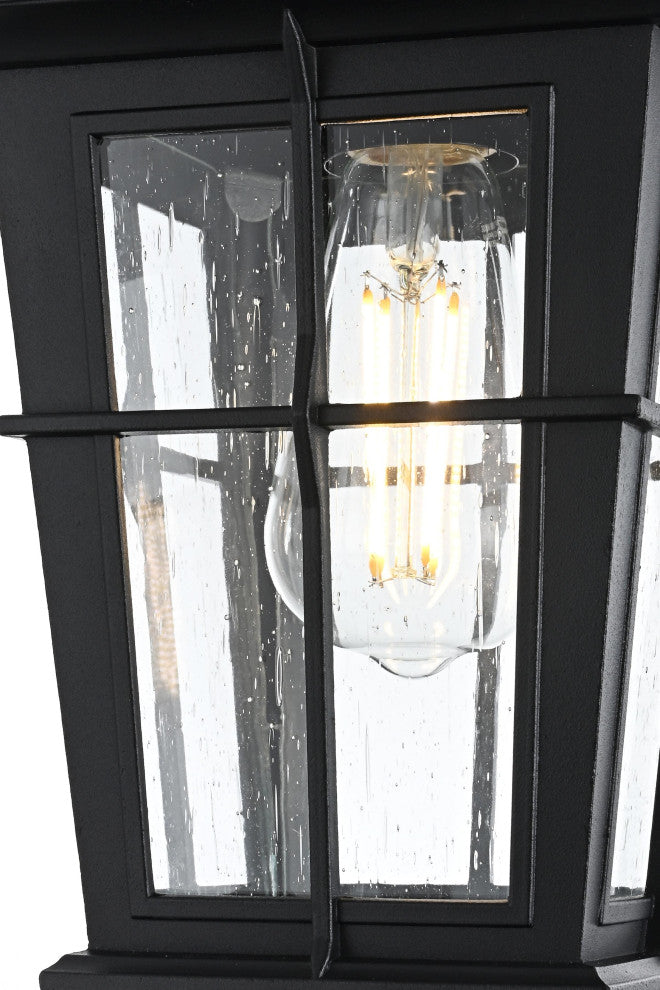 Home Living 7" Outdoor Pendant, Black