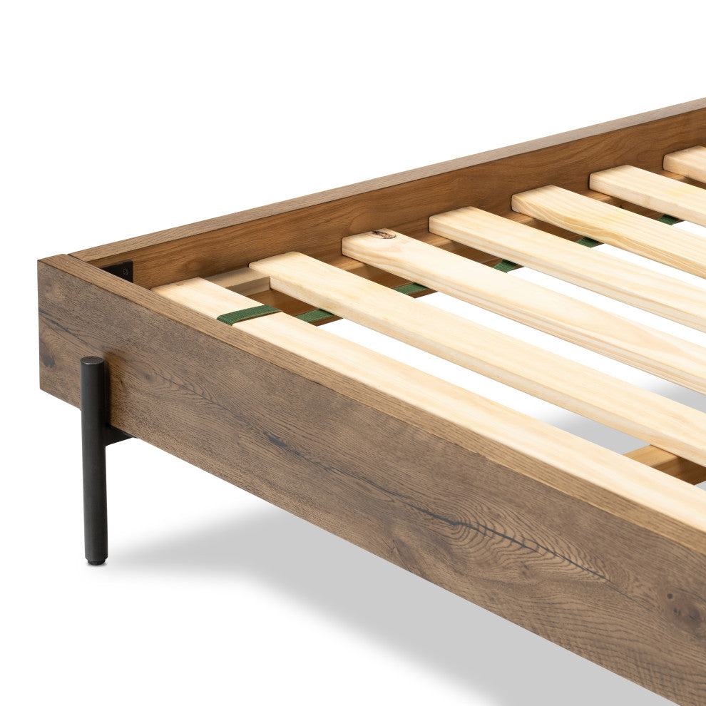 Eaton Bed-Amber Oak Resin- King