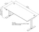 Move 40 Series 72W Height Adjustable Standing Desk, Hansen Cherry
