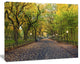 The Mall Area in Central Park, Large Landscape Canvas Art, 40"x30"