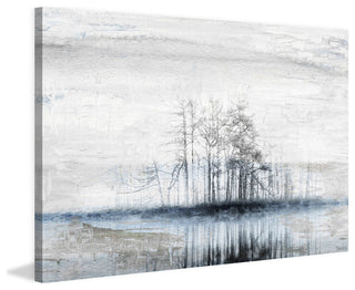 "Tree Island" Painting Print on Wrapped Canvas, 24"x16"