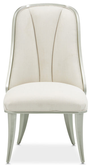 Penthouse Dining Side Chair, Frosted Linen/Silver Mist