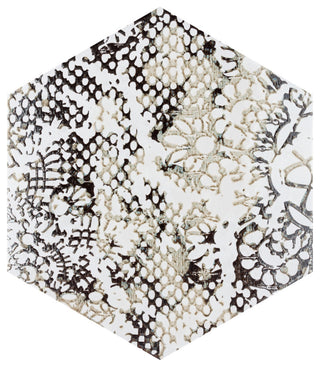 Inedita Hex White Porcelain Floor and Wall Tile