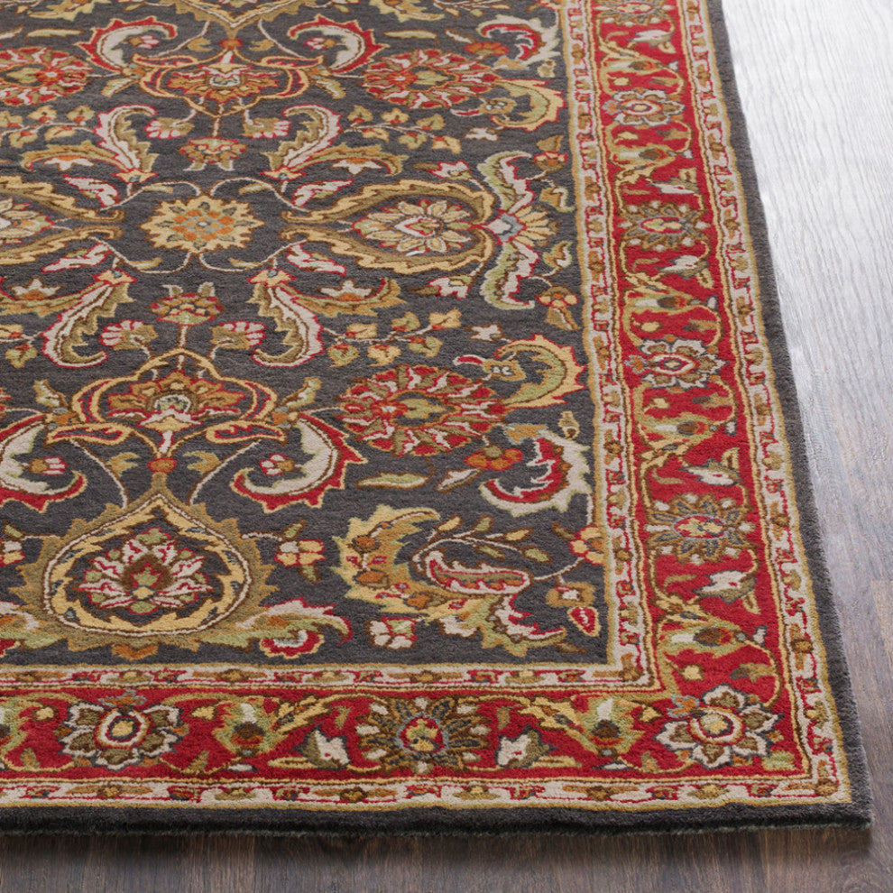 Surya Middleton AWHY-2061 Traditional Area Rug, Bright Red, 5' x 8' Rectangle