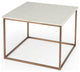 Marble and Metal Coffee Table