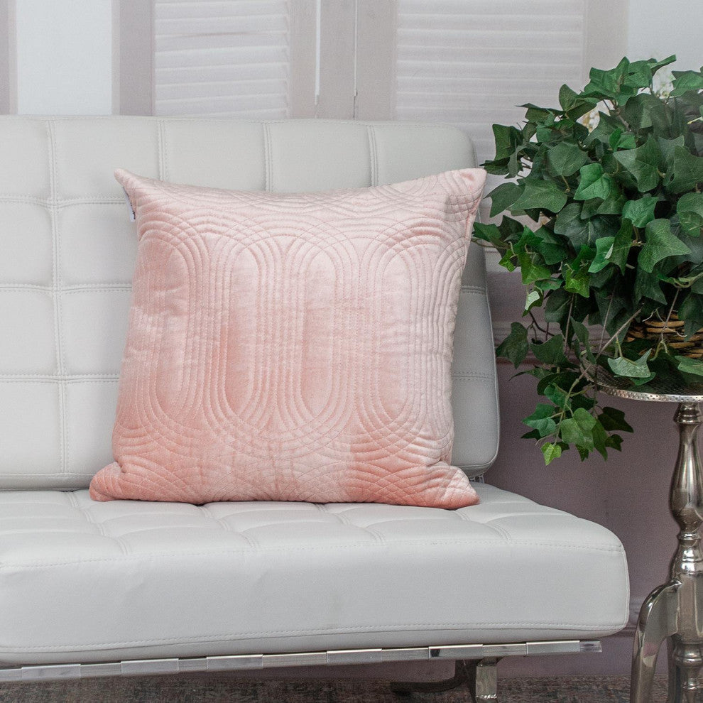 Parkland Collection Iphis Pink Throw Pillow, Square