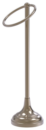 Vanity Top 1 Ring Guest Towel Holder, Antique Pewter