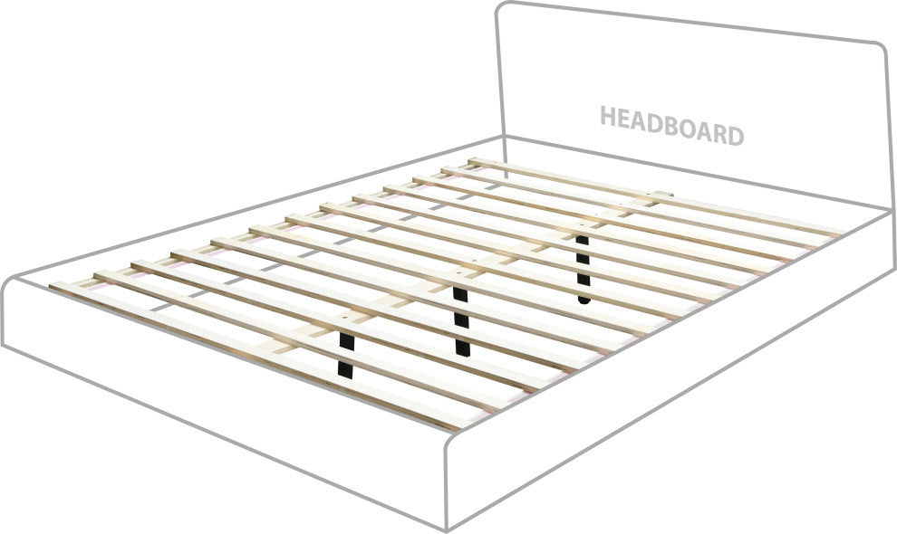 Zara Channel Tufted Velvet Upholstered Bed With Custom Gold Legs, Cream, King