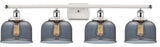 Innovations 916-4W-WPC-G73 4-Light Bath Vanity Light, White, Polished Chrome