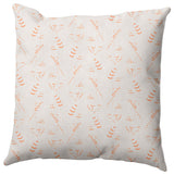 Muted Bongo Outdoor Pillow, Orange, 18"x18"
