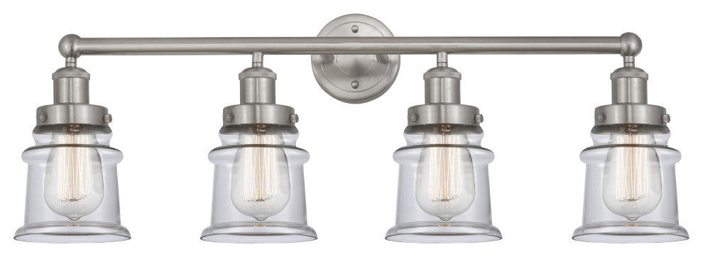 Innovations 616-4W-SN-G182S 4 Light Bath Vanity Light, Brushed Satin Nickel