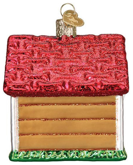 Old World Christmas Dog House Ornament for Christmas Tree
