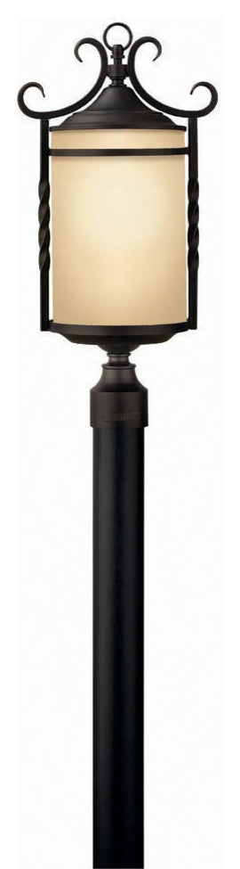 Hinkley Casa 3 Light Olde Black Post Light, 1141OL