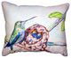 Hummingbird & Chicks Large Indoor/Outdoor Pillow 16x20