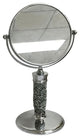 nu steel Beaded Heart Mirror