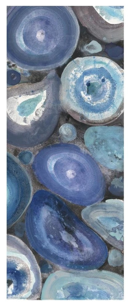 "Stone Circles Panel I" Digital Paper Print by Albena Hristova, 14"x32"