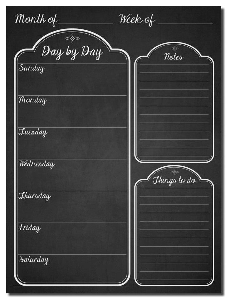 R2H Methods ''Day by Day'' Dry Erase Daily Planner on ArtPlexi
