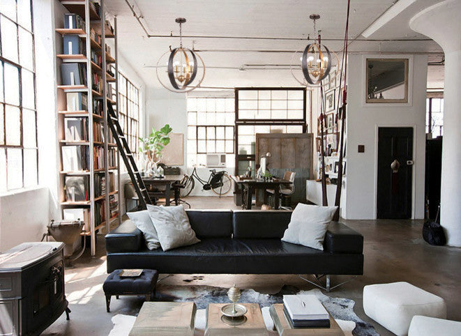 Luna 4 Light Bronze & Gold Sphere Mini Chandelier