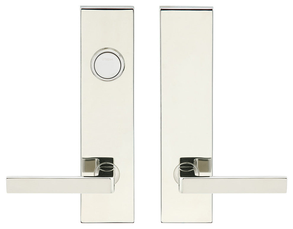 Tokyo Lever, Tubular Dummy Entry, Dummy Cylinder, RH, Polished Stainless Steel