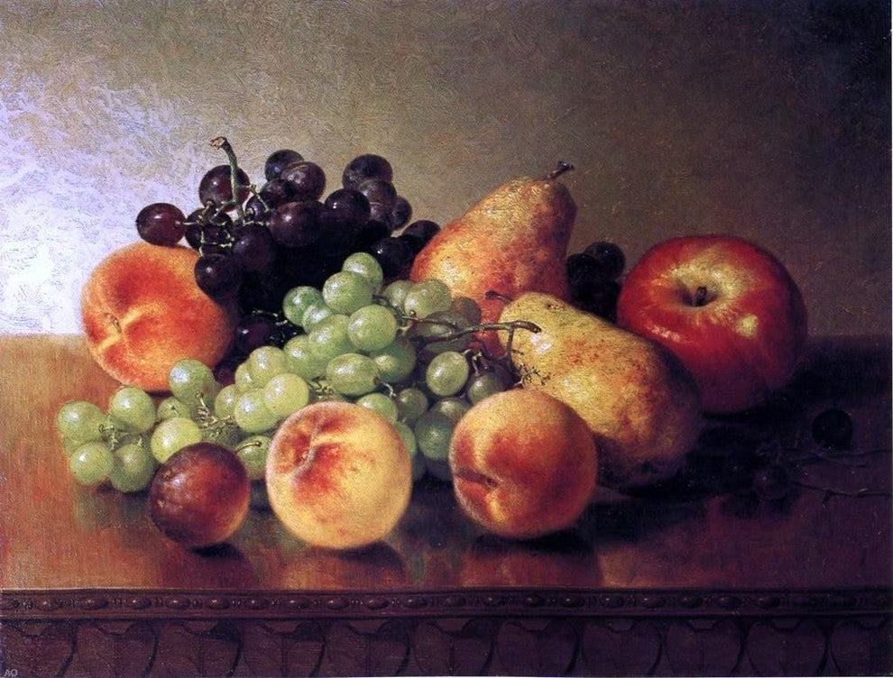 Robert Spear Dunning Tabletop With Fruit, 21"x28" Wall Decal