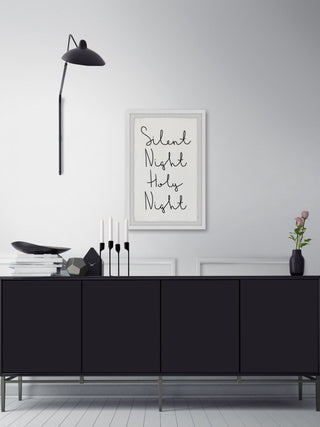 "Silent and Holy Night" Framed Painting Print, 20x30