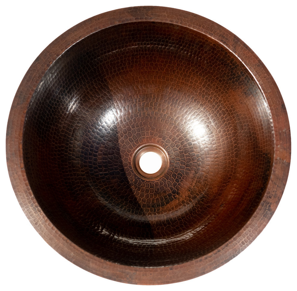 10" Round Copper Sink "Casquito"