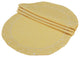 Polka Dot Embroidered Easy Care Placemats, 16" Round, Yellow, Set of 4