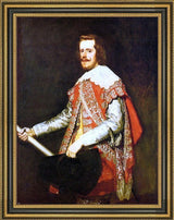 Diego Velazquez Philip IV at Fraga Framed Premium Canvas Print, 18"x24"