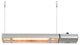 Infrared Electric Outdoor Heater, Wall Mounted With Remote