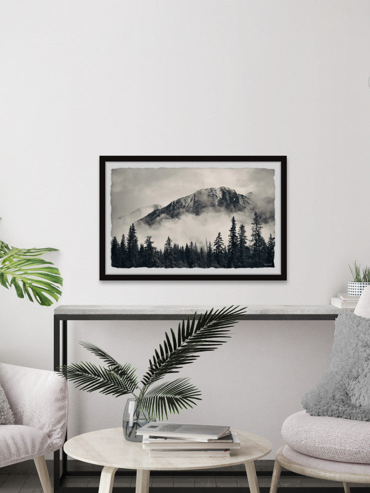 "Rocky Mountain" Framed Painting Print, 12x8