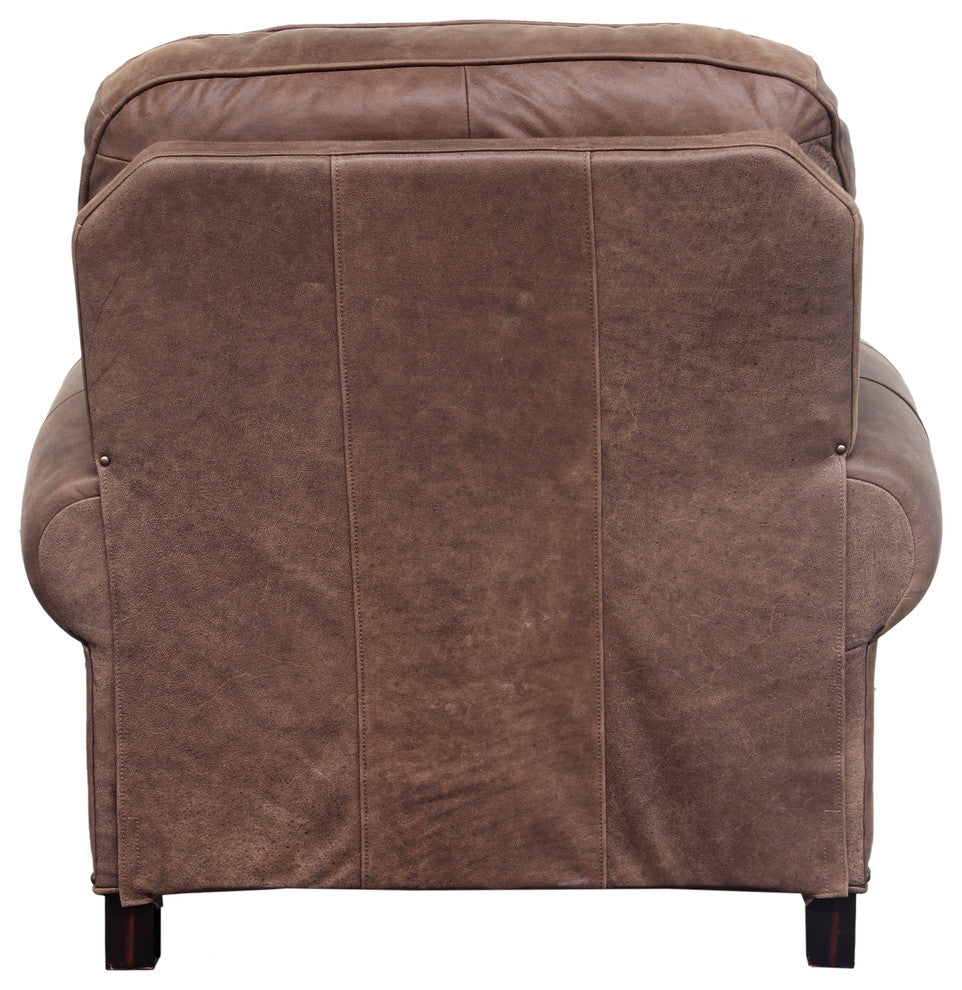 Longhorn Recliner, Dark Sanded Bomber