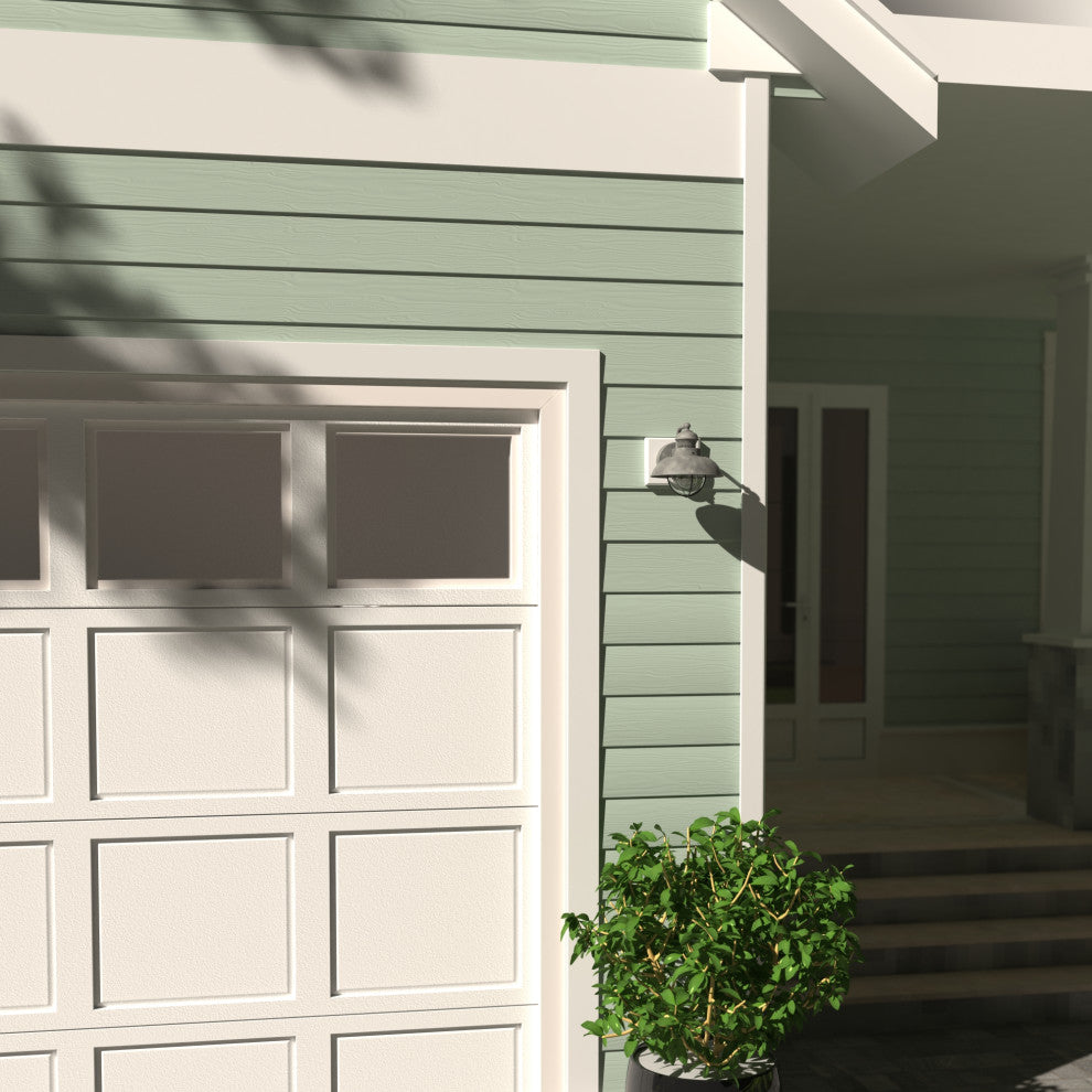 Harwich 8" Outdoor Wall Light Textured Gray