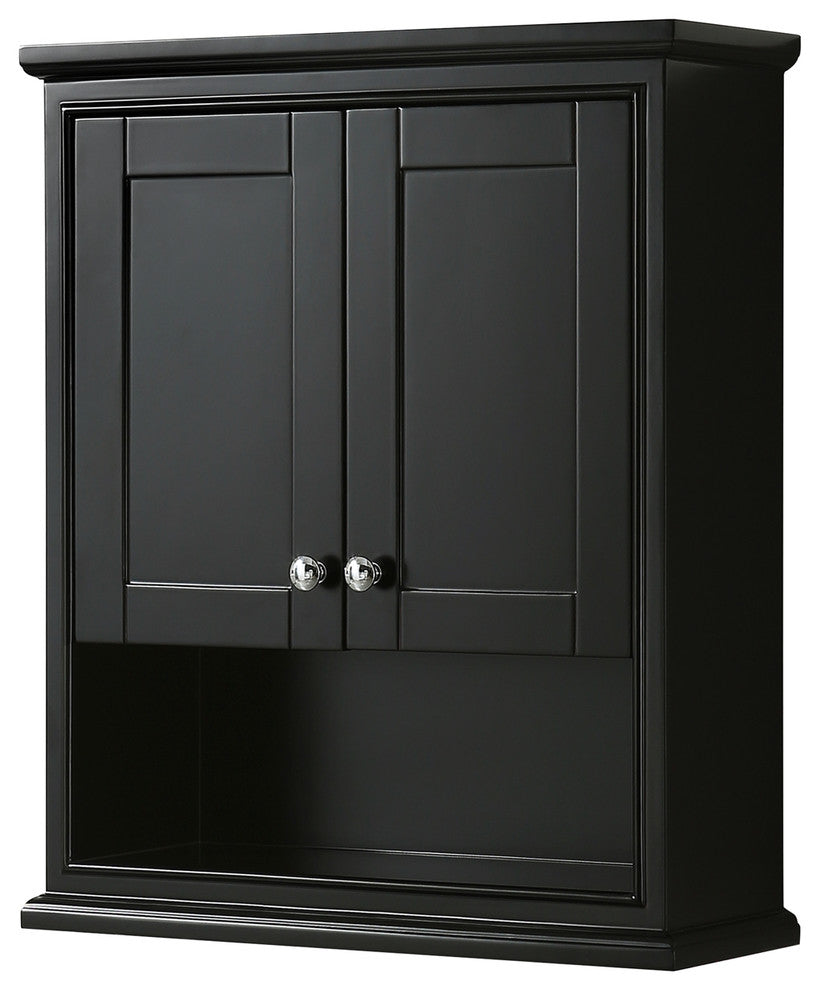 Deborah Over-the-Toilet Wall-Mounted Storage Cabinet in Dark Espresso