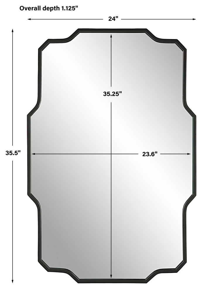 Uttermost Casmus Iron Wall Mirror