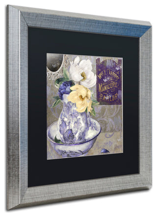 Color Bakery 'Tableaux II' Art, Silver Frame, Black Matte, 16"x16"