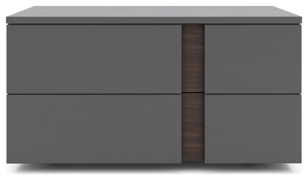 Sierra Nightstand Dark Gull Gray / Left-Facing