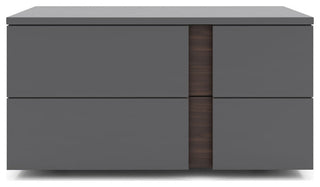 Sierra Nightstand Dark Gull Gray / Left-Facing