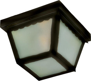 Maxim 6204 Essentials 9" 2 Light Outdoor Ceiling Light - Black