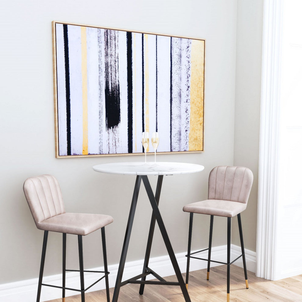 Wall Art, Canvas, Black, Gold, Living Lounge Cafe Room Hotel Lobby Hospitality