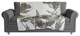 Botanical Sketches 50 x 60 Coral Fleece Blanket