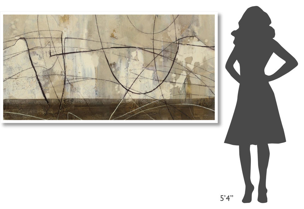 "Across the Desert III Crop" Digital Paper Print by Albena Hristova, 74"x38"