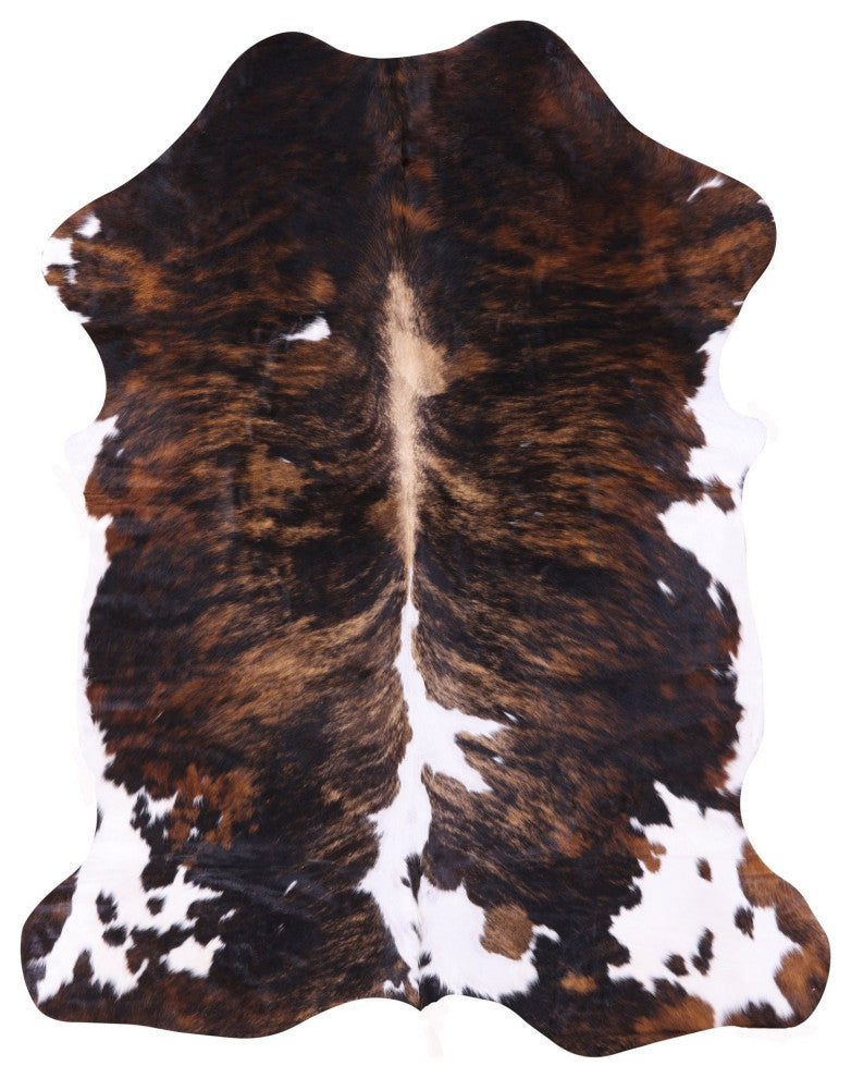 Organic Natural Hair-On Cowhide Area Rug 7' 4" X 5' 9" C1500
