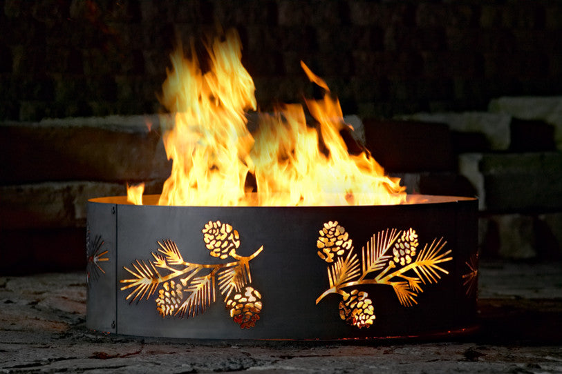 Pine and Bough Fire Ring, 30", 30