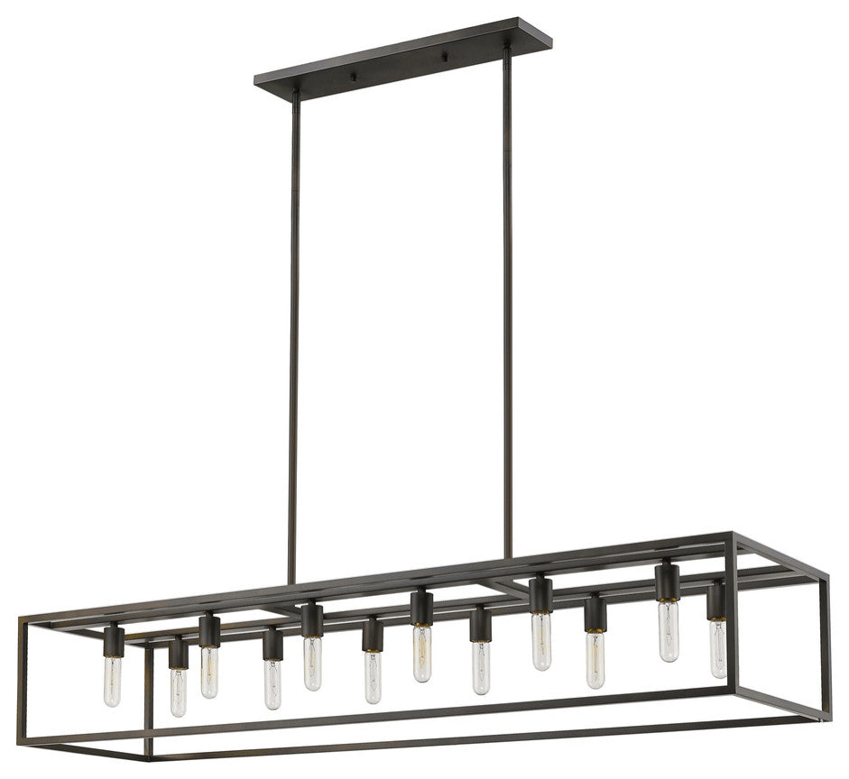 Cobar 12-Light Oil-Rubbed Bronze Island Pendant