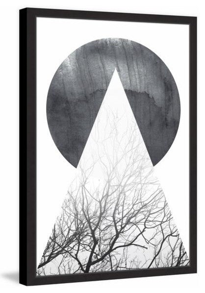 "A Full Moon" Framed Painting Print, 30"x45"
