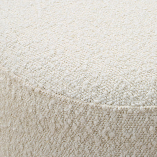 Uttermost Swirls Poplar Ivory Ottoman