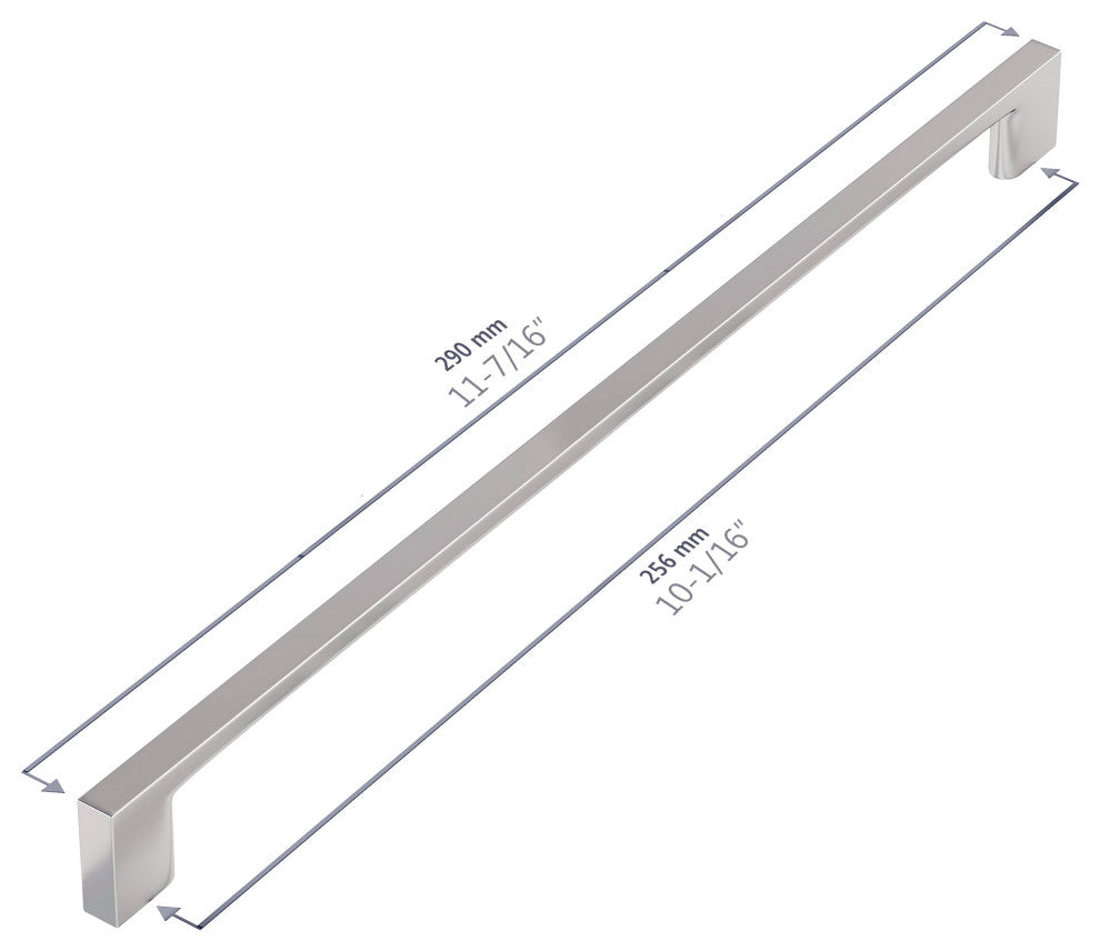 Dowell Series 3008 Handles, 320mm/12.6" CTC, 3-Pack, Chrome