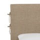 Bern Queen Slipcover Bed With Ties, Linen Sandstone