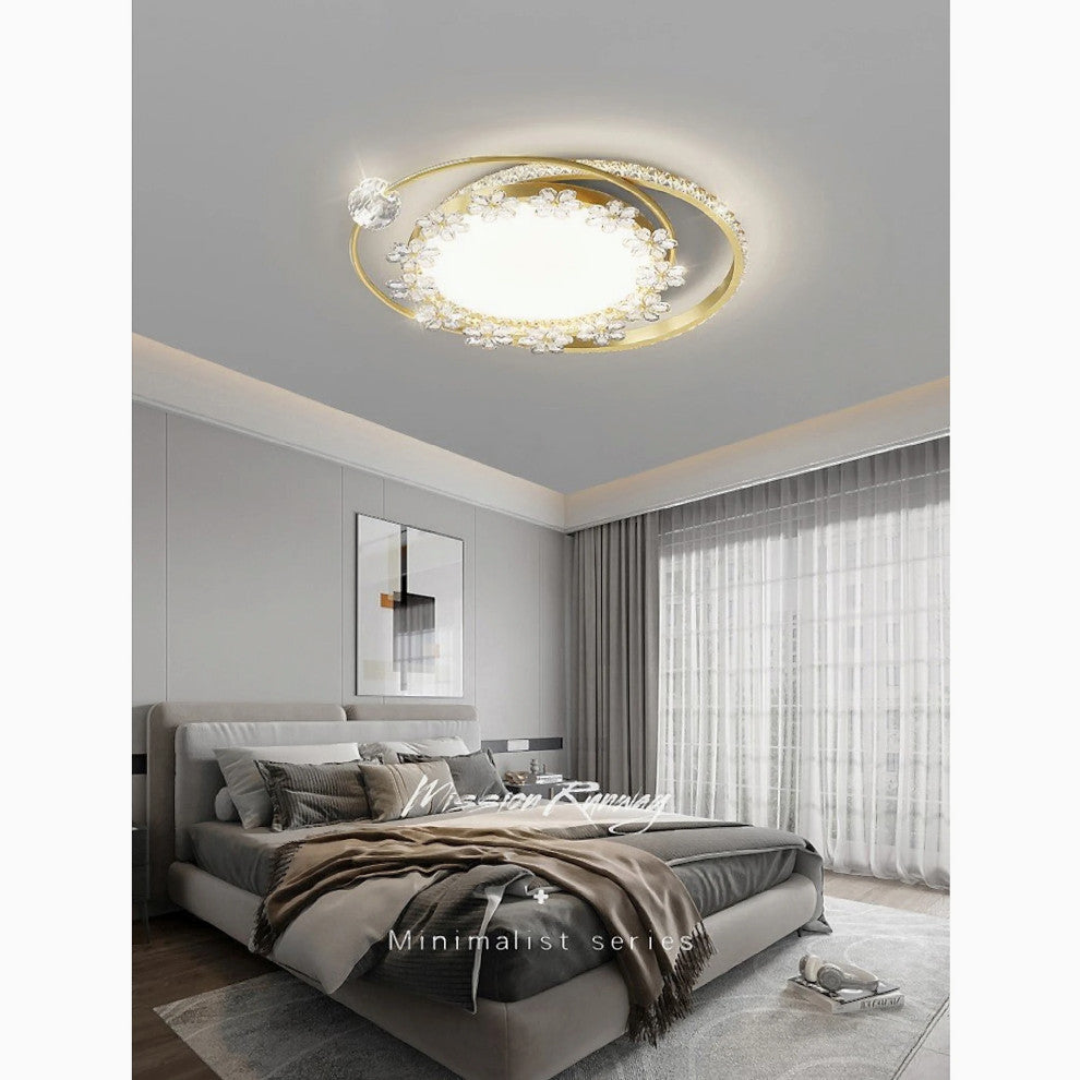 Sankt Vith | Luxury Circle LED Chandelier, Gold, A