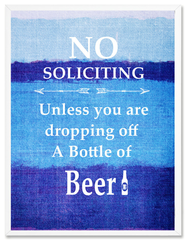 Dropping Off A Bottle Of  Beer  Inspirational, Canvas, Picture Frame, 13"X17"